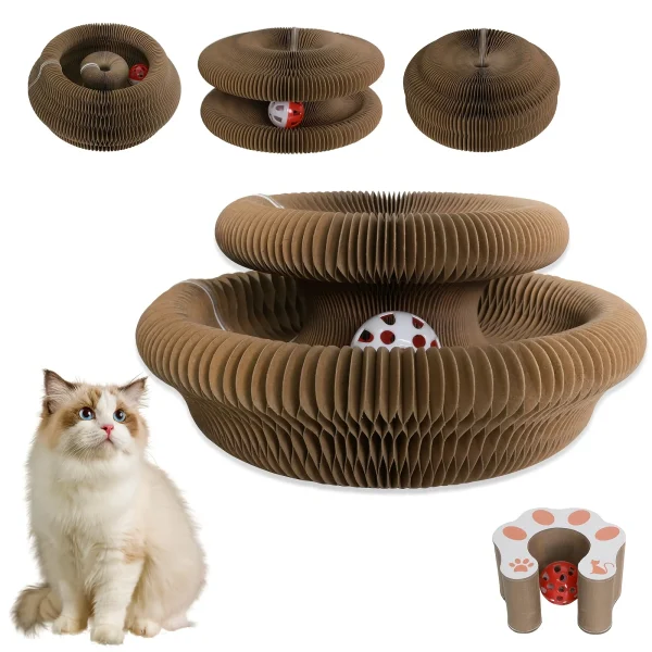 Kitty Curlz Cat Scratching Board (1/2pcs) Indoor Play