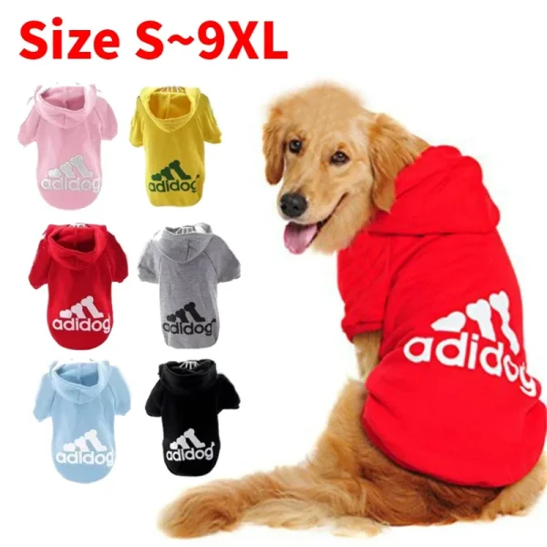 Adidog Autumn Winter Warm Dog Clothes